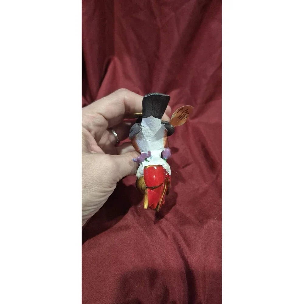 NWT Danbury Mint Christmas Ornament Song Bird Figurine 
